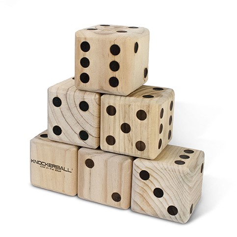 Giant Wooden Dice Yard Game