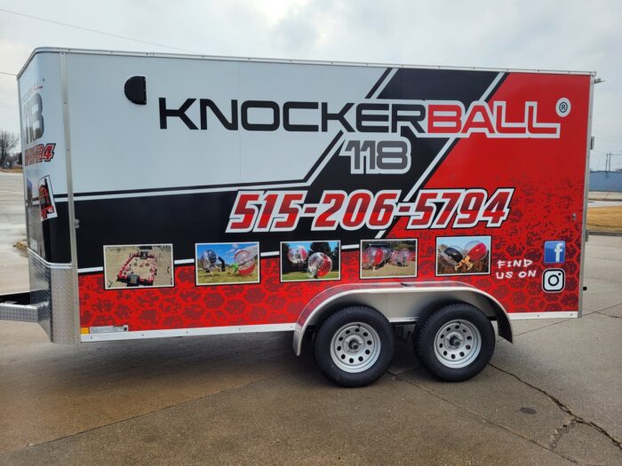 Knockerball 118 trailer ready to bring the party to you